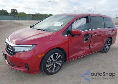 2024 Honda Odyssey Touring from USA, damaged, VIN 5FNRL6H82RB040056